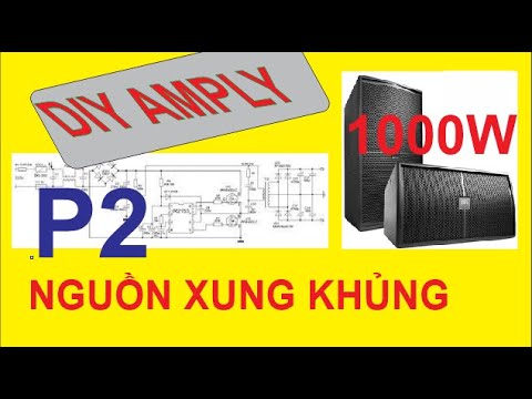 Video Nguồn xung Ampli IC IR2153 + TDA7294 (2) - youtube