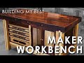 Crafting my ultimate woodworking workbench unveiling my masterpiece