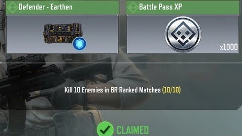Call Of Duty Mobile Kill 10 Enemies in BR Ranked Matches Task Complete