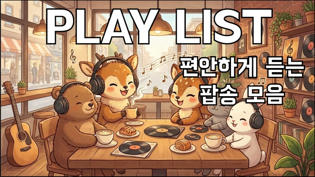🎧 𝗽𝗹𝗮𝘆𝗹𝗶𝘀𝘁 “Cafe 이집 잘하네 편하게 듣는 감성 팝송 노래 모음(20곡수록, 1시간)