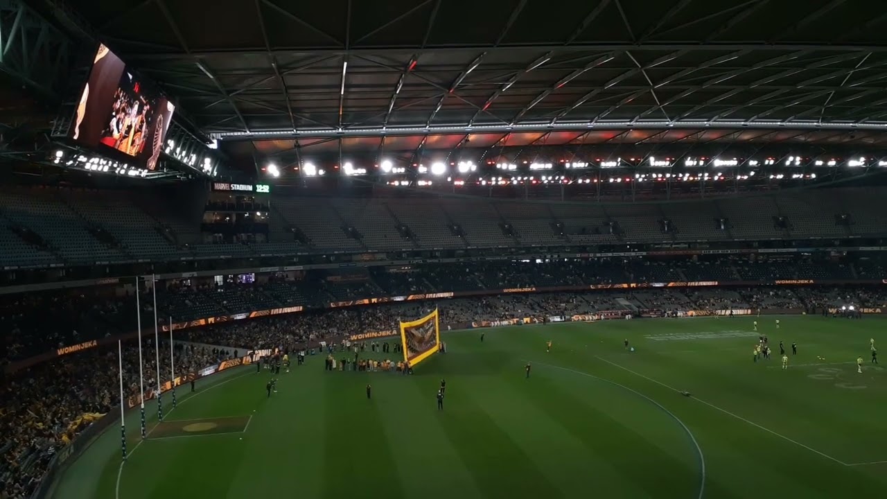Hawthorn Hawks vs Brisbane Lions | Team Entrances | 26 May 2024