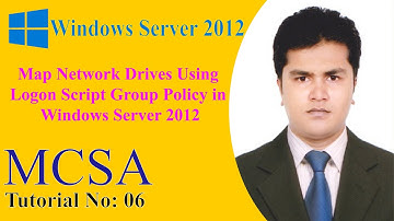 How To Map Network Drives Using Logon Script Group Policy in Windows Server 2012