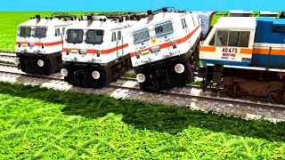 HIGH SPEED TRAIN HITS THE MULTIPLE WAP 7 AT MAIN RAILWAY TRACKS|▶️ Train Simulator|Railworks 2024|