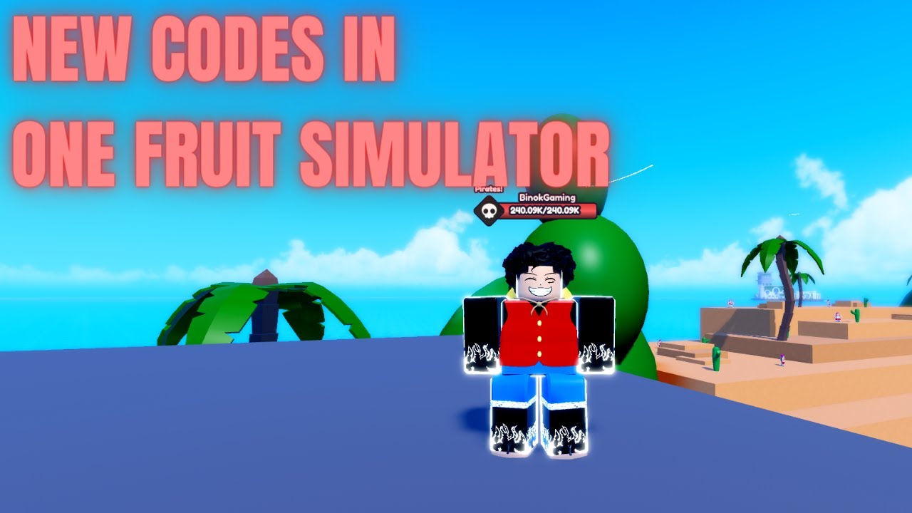 ALL NEW *SECRET* UPDATE CODES in ONE FRUIT SIMULATOR CODES! (Roblox One  Fruit Simulator Codes) 