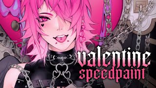 BE MY VALENTINE? ❥ speedpaint