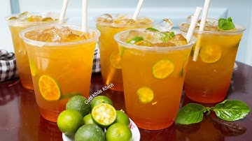 CÁCH LÀM TRÀ TẮC NGON GIẢI KHÁT TẠI NHÀ HAY ĐỂ KINH DOANH BÁN ĐỒ UỐNG - CKK