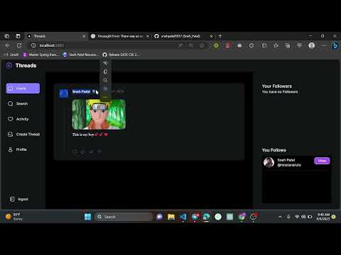 Next.js Thread Clone Project: User Authentication & Database Integration with Prisma and NextAuth.js