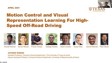 F1Tenth - L23 Motion Control and Visual Representation Learning for High-speed off-road Driving