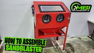 how to assemble harbor freight sandblast cabinet