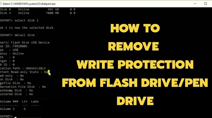 #HOW TO REMOVE WRITE PROTECTED 2020