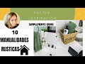 10 MANUALIDADES PARA EL HOGAR CON COSITAS USADAS  RECICLANDO EN CASITA /TRANSFORMACION/INSPIRACION