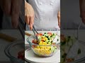 “Fresh, creamy, and crunchy 🌽✨This American Corn Salad is the perfect quick snack