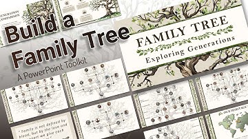 Make a Family Tree - PowerPoint Template Toolkit