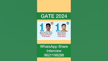 Gate 2024 Results out | Topper list here | Congratulations #gate2024 #gate2025