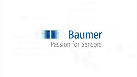 Baumer AFI4 Conductivity Sensor Demo