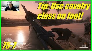 Battlefield 1 tips - Use the cavalry class on foot! Helps struggling infantry players! Russian 1895