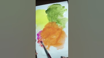 Being creative with acrylic colours.... #art #painting #watercolor