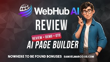 WebHub AI review: Use WebHub to CREATE SITES WITH AI! 🤖 WebHub AI review + OTO + demo