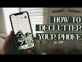 ✨ DECLUTTER YOUR PHONE ✨ | Organizing tips & tricks (minimalist)