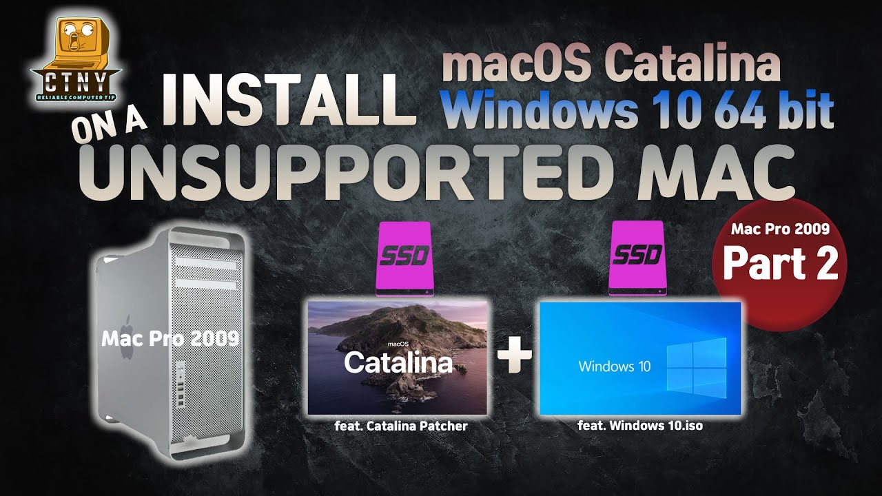 Part 1] How install Catalina and 10 on an unsupported –Mac Pro 2009 -