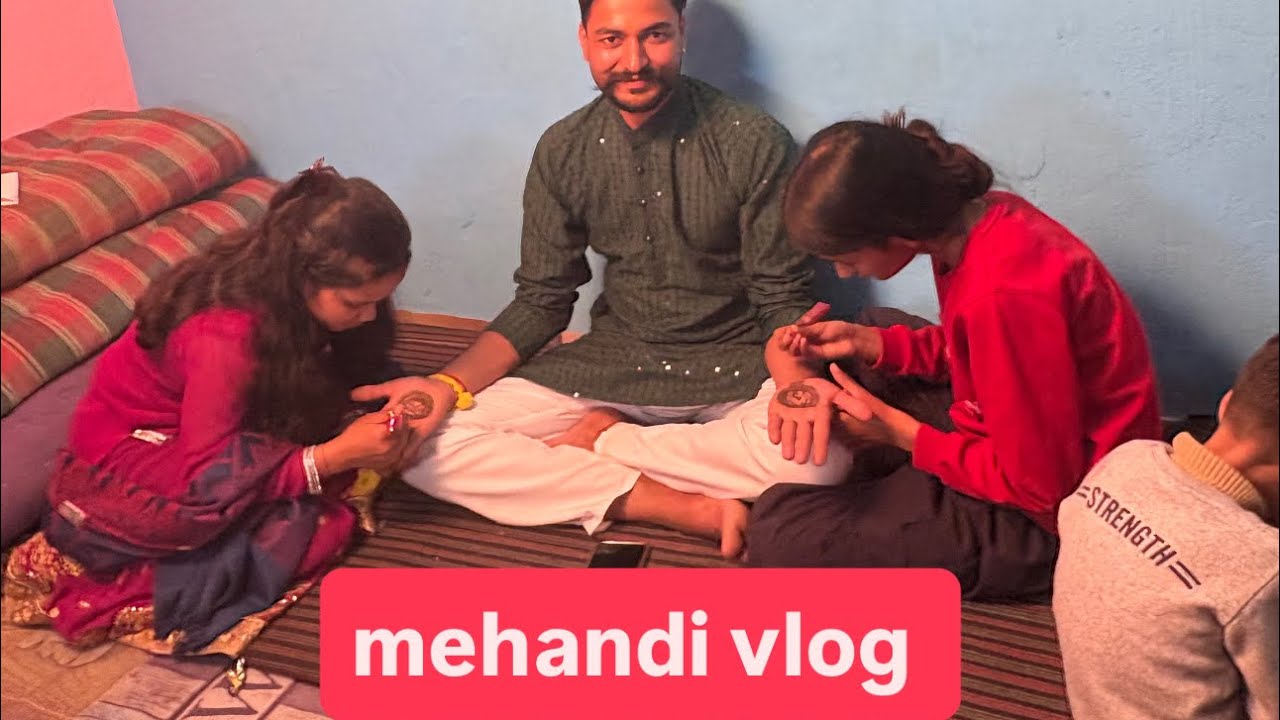 मेहंदी व्लॉग  #viral #पहाड़ी #wedding #trending #pahadilifestyle 