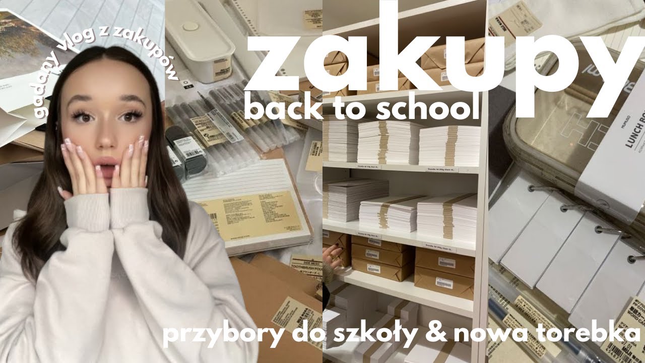 zakupy back to school 2024 - *przybory do szkoły, torebka & ubrania*