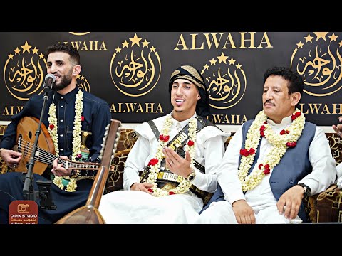 جلسة مع الفنان حسام علايه و فؤاد الكبسي والعريس احمد القاسم   