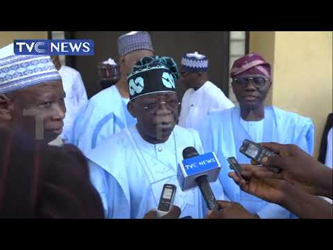 Watch Asiwaju Tinubu's Reaction To Question About Osinbajo's Declaration