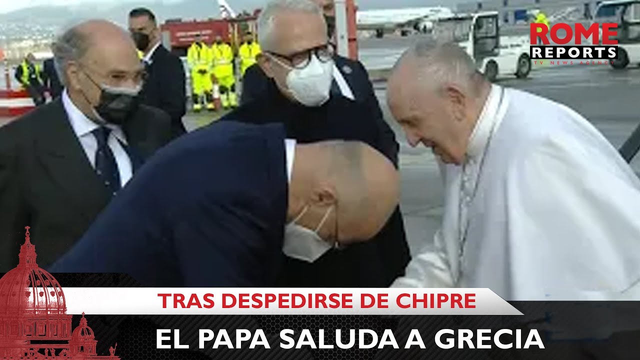 El Papa Francisco se despide de Chipre y saluda a Grecia