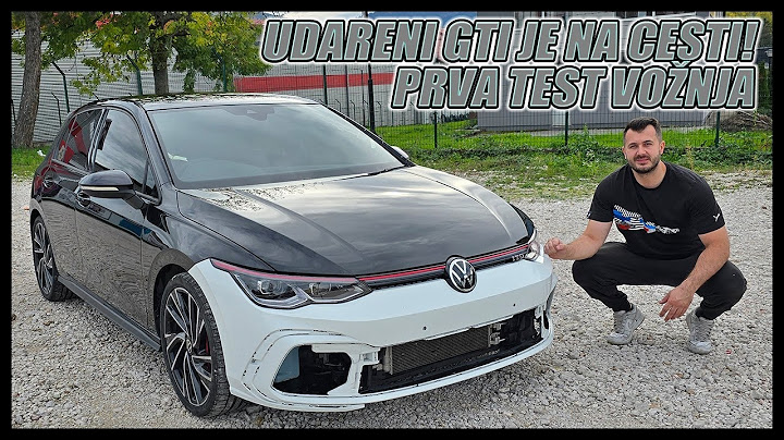 MOJ GOLF 8 GTI JE NA CESTI! PRVA TEST VOŽNJA POSLIJE UDESA!