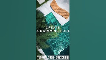 Create a Photorealistic Swimming Pool with Caustics in Blender 3.4 #shorts