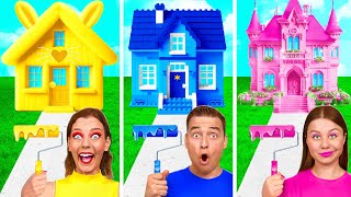 One Colored House Challenge | Funny Situations by KiKi Challenge