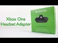 Xbox One Stereo Headset Adapter Overview