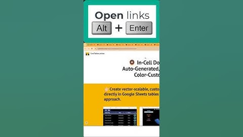 Open multiple links at once in #GoogleSheets #tip  #productivity #spreadsheet