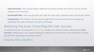 Resolving Azure B2C Custom Policy Issues: Ensuring objectId is Sent in API Requests