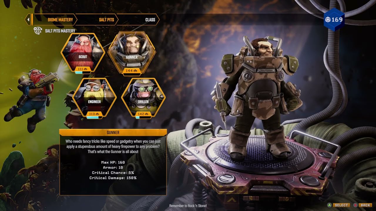 Deep Rock Galactic: Survivor Salt Pits Hazard 5 Biome Mastery Coil Gun Run