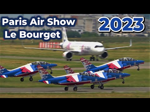 Paris Air Show 2023 / Salon du Bourget,  Airbus A321 XLR, Riyadh Air Boeing 787, Rafale, F-35, A400M