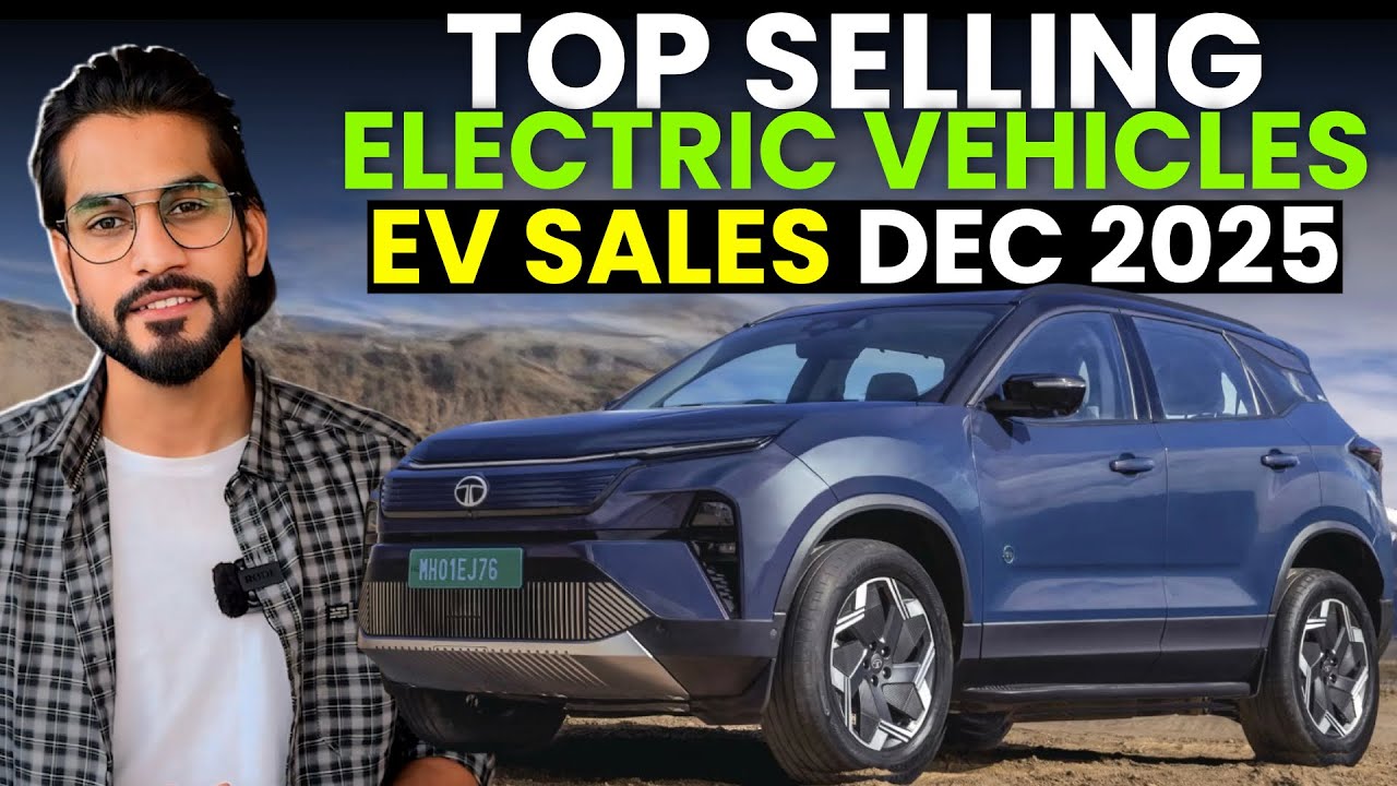 TOP 10 ELECTRIC VEHICLE IN INDIA🔥| EV CAR SALES DECEMBER 2025 ...