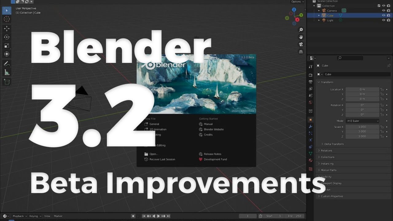 Blender 3.2 Beta New Features and Improvements -