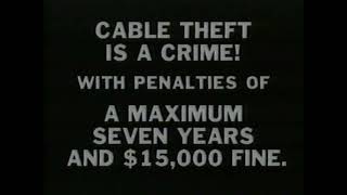 Stealing Cable PSA (1993)