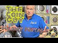 The coin guy shows off some rare coins and heavy silver