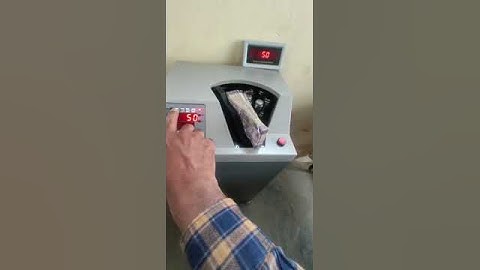 Bundle Cash Counting Machine 🏦Demo & Review | Floor Model First Look