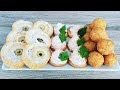 Aperitive festive rapide si ieftine | Canapes rápidos y baratos | Appetizers recipes easy yummy