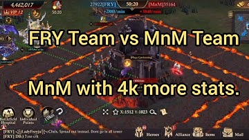 King of Avalon Netherfall  FRY Team vs MnM Team | MnM had 4k more stats |
