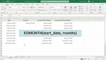 How to Calculate the last day of month or End of Month in Excel - Office 365