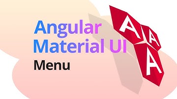 Angular Material UI: Menu