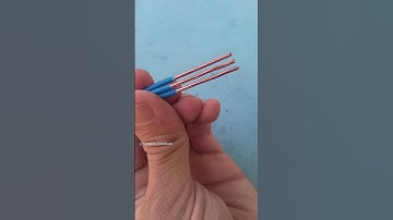 Be sure to remember this Tip! How to strip and twist wires with a drill? #shorts