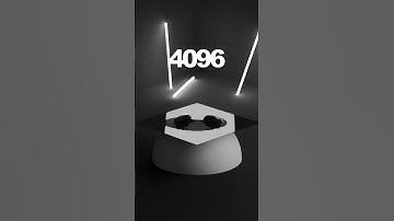 Satisfying Cloth Simulation From 4 to 262,144 Faces #satisfying #blender #animation #3d