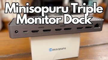 Minisopuru Triple Monitor Docking Station