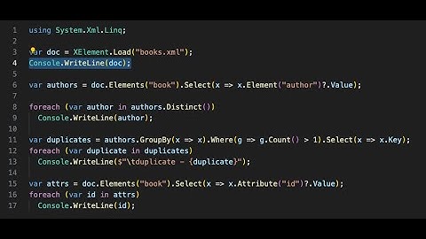 c# Linq for Xml in 4 min